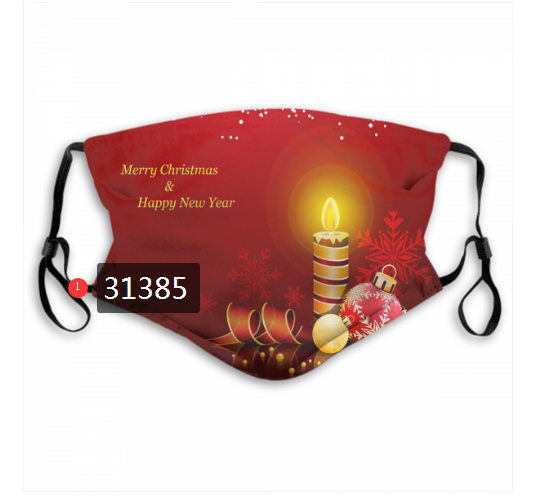 2020 Merry Christmas Dust mask with filter 38->mlb dust mask->Sports Accessory